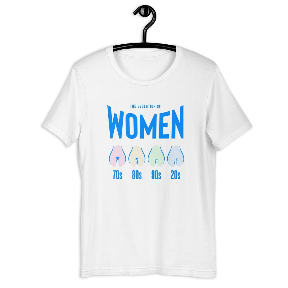 Camiseta La evolución de la mujer